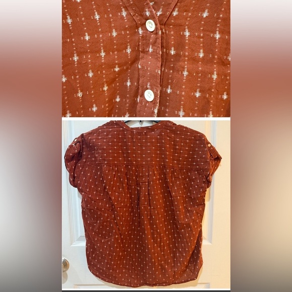 Madewell 2 Shirt Bundle Short Sleeve Button Down Shirt - Picture 5 of 5